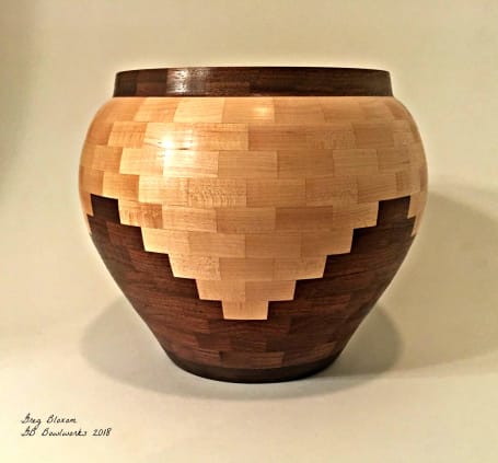 Hand turned wooden bowls
